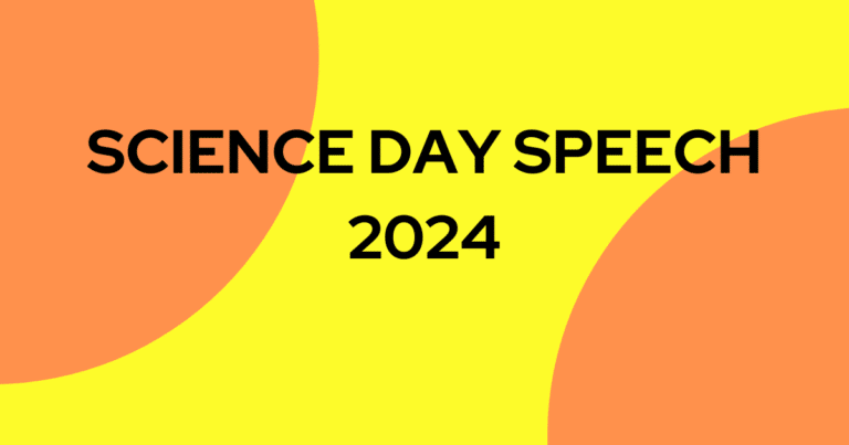 Science Day Speech 2024